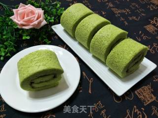 菠菜蛋糕卷的做法步骤：18