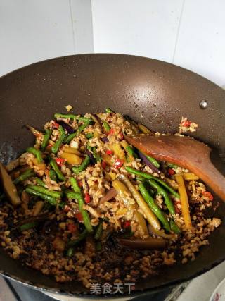 肉末茄子豆角的做法步骤：8