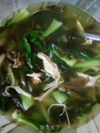 鸡丝酸菜汤的做法步骤：8