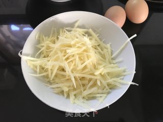 香煎土豆丝饼的做法步骤：3