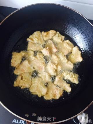 番茄肉的做法步骤：2