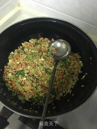 炒饭的做法步骤：4