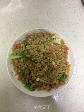 炒饭的做法步骤：5