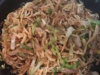 炒饼丝的做法步骤：6