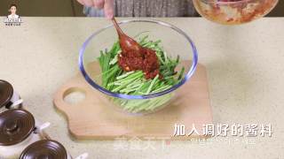 韩式拌韭菜的做法步骤：7