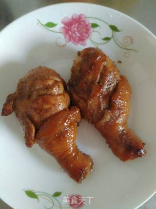 油煎鸡腿的做法步骤：7