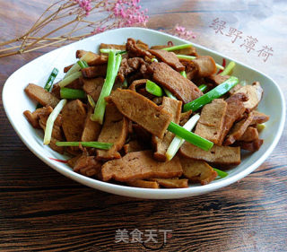 香葱煸豆干的做法步骤：11