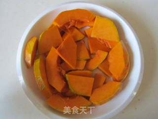 桂花红枣蒸南瓜的做法步骤：2