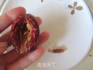 桂花红枣蒸南瓜的做法步骤：4