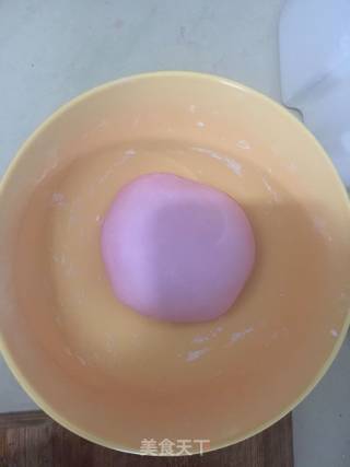 粉红苋菜饼的做法步骤：2