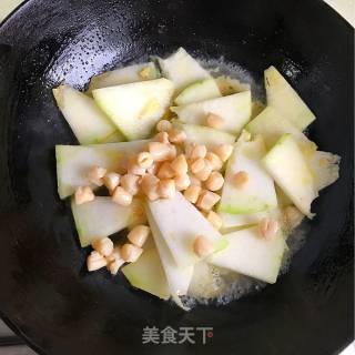 瑶柱烧冬瓜的做法步骤：5