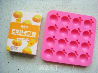 芒果小布丁的做法步骤：1