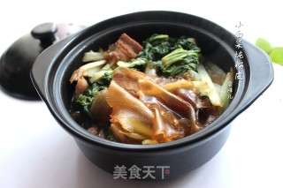 小白菜炖粉皮的做法步骤：7
