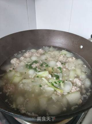 冬瓜丸子汤的做法步骤：8