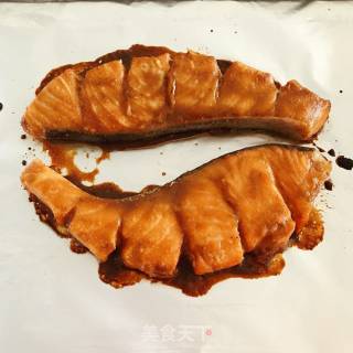 香烤三文鱼的做法步骤：7