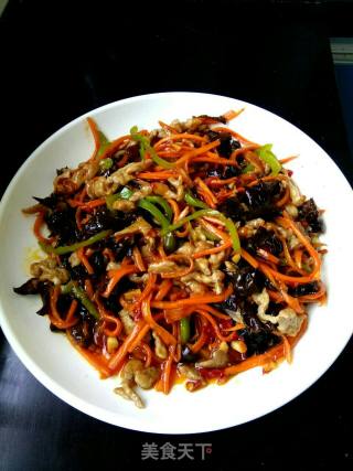 鱼香肉丝的做法步骤：15