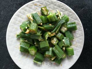 凉拌秋葵的做法步骤：4