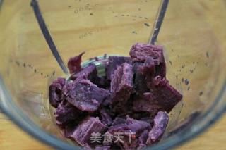 紫薯牛奶燕麦糊的做法步骤：5