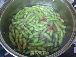 五香毛豆的做法步骤：10