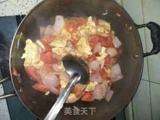 西红柿炒鸡蛋的做法步骤：7