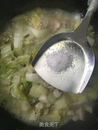 五花肉炖白菜的做法步骤：10