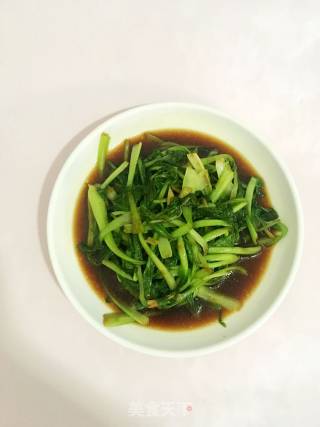 素炒青菜的做法步骤：9