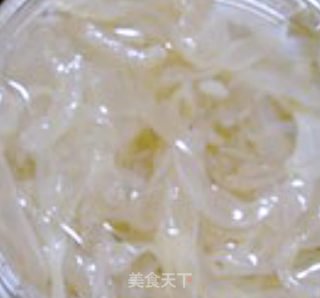 凉拌海蛰黄瓜的做法步骤：3