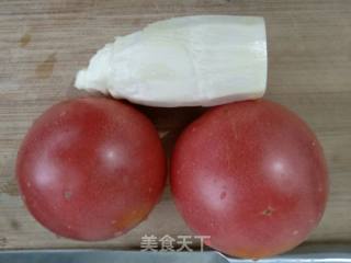 西红柿菌菇肉圆汤的做法步骤：1