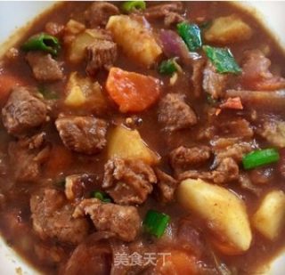 喷香的红烧牛肉土豆的做法步骤：7