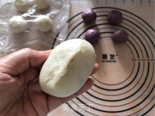 赏味中秋、乐享团圆～【紫薯螺旋蛋黄酥】的做法步骤：12