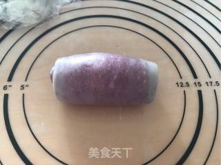 赏味中秋、乐享团圆～【紫薯螺旋蛋黄酥】的做法步骤：17