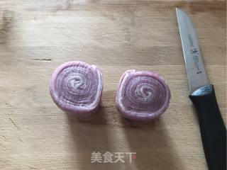 赏味中秋、乐享团圆～【紫薯螺旋蛋黄酥】的做法步骤：19