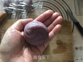 赏味中秋、乐享团圆～【紫薯螺旋蛋黄酥】的做法步骤：22