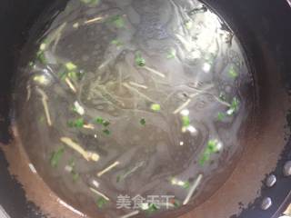 青菜丸子汤的做法步骤：4