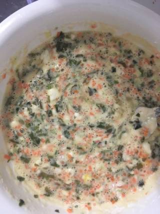 胡萝卜紫菜鸡蛋饼的做法步骤：12
