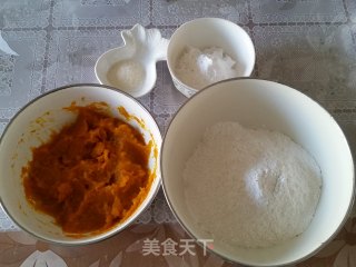 养胃南瓜糯米糍的做法步骤：1