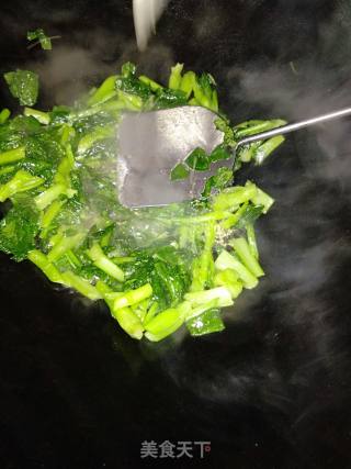 炒青菜的做法步骤：3