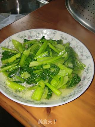 炒青菜的做法步骤：4