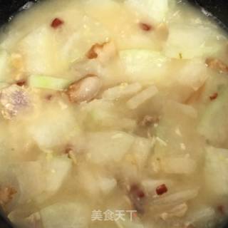 咸肉烧冬瓜的做法步骤：7