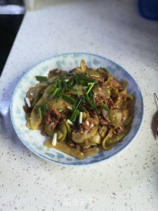 肉末炒丝瓜的做法步骤：6