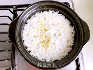 广式腊肠煲仔饭的做法步骤：6