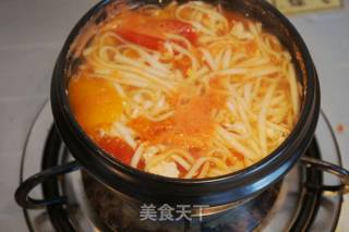 番茄鸡蛋面的做法步骤：6