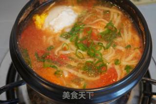番茄鸡蛋面的做法步骤：7