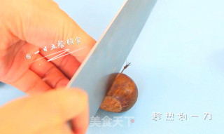 板栗泥 宝宝营养辅食，好吃又营养的做法步骤：3