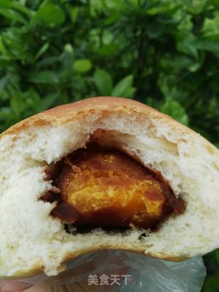 蛋黄豆沙面包的做法步骤：14