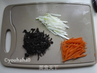 黄豆酱炒鸡丝的做法步骤：5