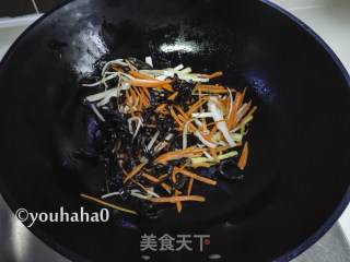 黄豆酱炒鸡丝的做法步骤：9
