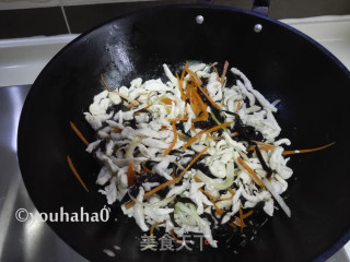 黄豆酱炒鸡丝的做法步骤：10