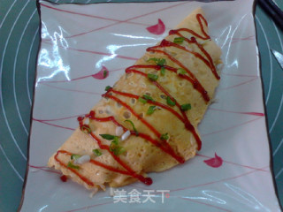 蛋包方便面的做法步骤：15