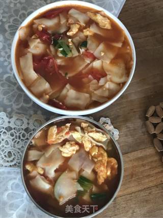 西红柿鸡蛋土豆面片的做法步骤：14